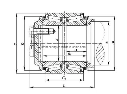 High Precision One Way Bearing Hm129848 Hm129814xd Clutch Bearing Train Bearings for Railway